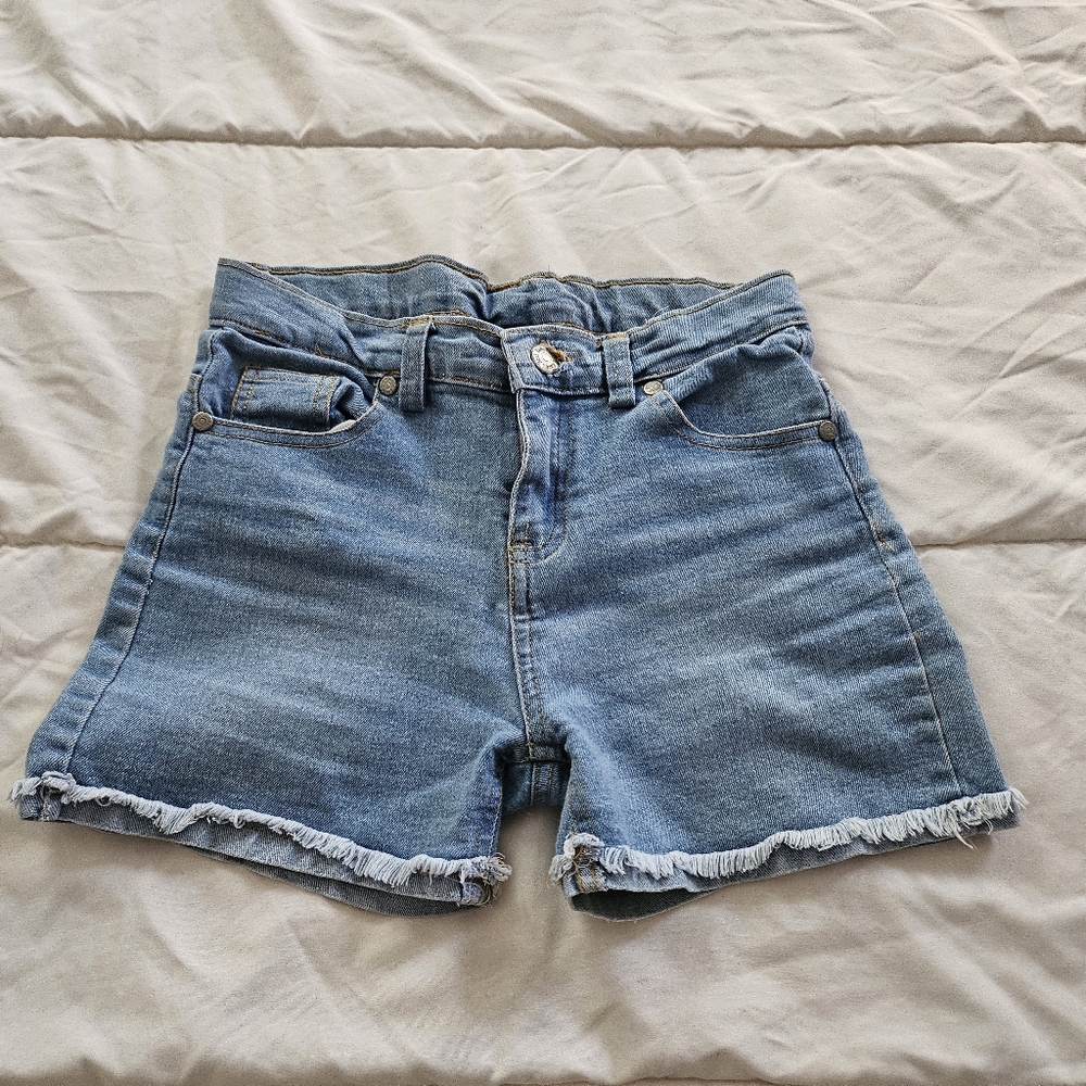 Real Love Women's Denim Blue Bike Shorts